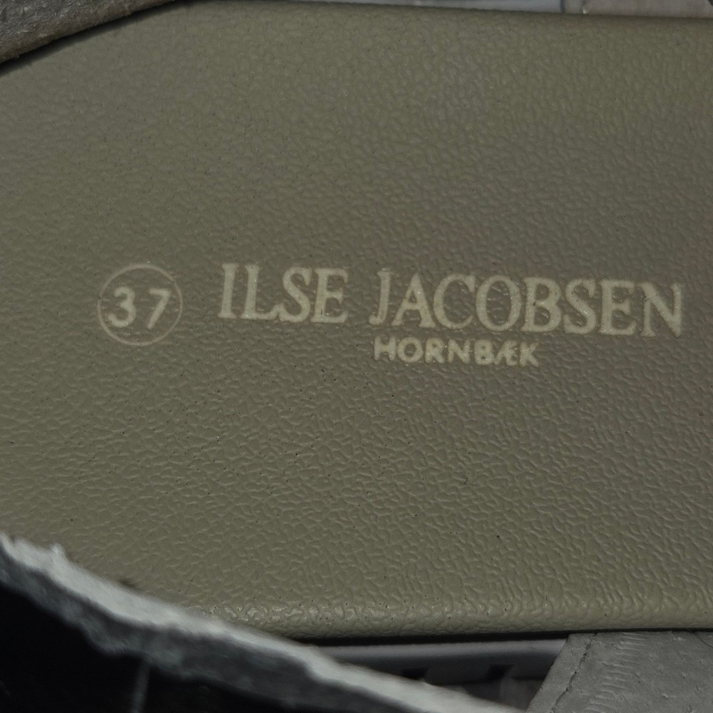 Sz 37 / 6.5-7 Ilse Jacobsen Hornbaek Black Patent Platform Sandals‎ VGUC! - Picture 6 of 7